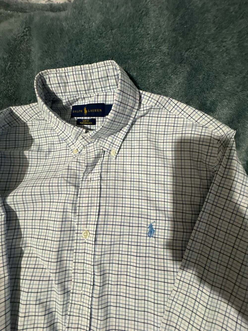 Ralph Lauren Slim Fit Performance Button Down Shirt Size M